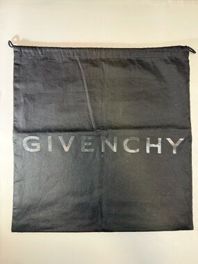 Givenchy Black Dust Bag with Vertical Logo